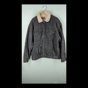 Vintage Roebucks Sherpa Denim Jacket